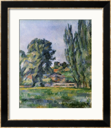 Landscape With Poplars by Paul Cezanne Pricing Limited Edition Print image