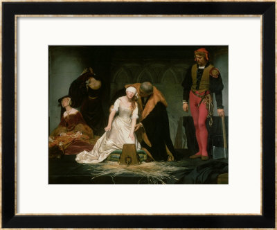 The Execution Of Lady Jane Grey, 1833 by Hippolyte Delaroche Pricing Limited Edition Print image