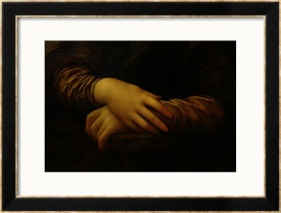 Mona Lisa, Detail Of Her Hands, Circa 1503-06 by Leonardo Da Vinci Pricing Limited Edition Print image