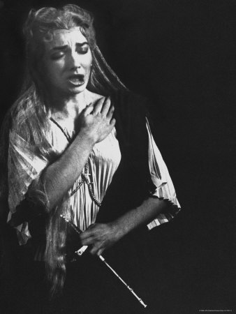 Soprano Maria Callas Singing Title Role In Bellini's Norma On Stage At Metropolitan Opera House by Gordon Parks Pricing Limited Edition Print image