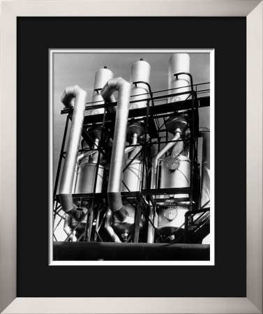 View Of An Installation At A Texaco Oil Refinery by Margaret Bourke-White Pricing Limited Edition Print image