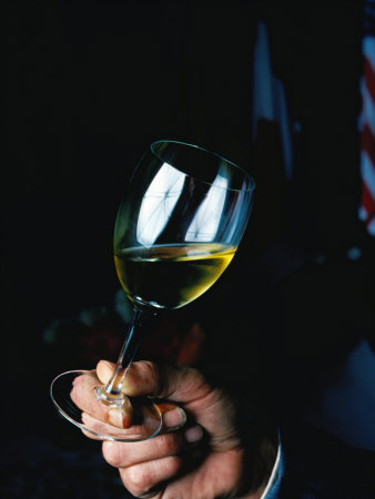 Glass Of White Wine, Sauternes, France by Lee Foster Pricing Limited Edition Print image