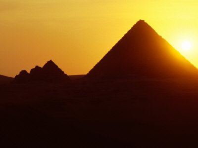 Sunset Over Pyramid, Giza, Egypt by Mason Florence Pricing Limited Edition Print image