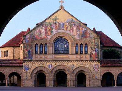 Exterior Of Memorial Church At Stanford University, Palo Alto, Usa by John Elk Iii Pricing Limited Edition Print image