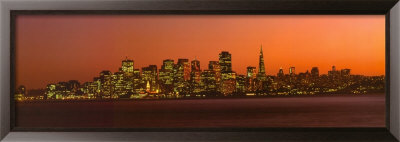 San Francisco At Sunset by Lorentz Gullachsen Pricing Limited Edition Print image