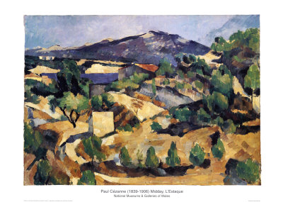 Midday, L'estaque by Paul Cézanne Pricing Limited Edition Print image