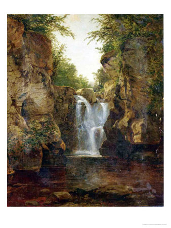 Bish Bash Falls, 1855-60 by John Frederick Kensett Pricing Limited Edition Print image