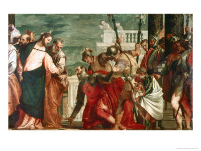 Jesus And The Centurion by Paolo Veronese Pricing Limited Edition Print image