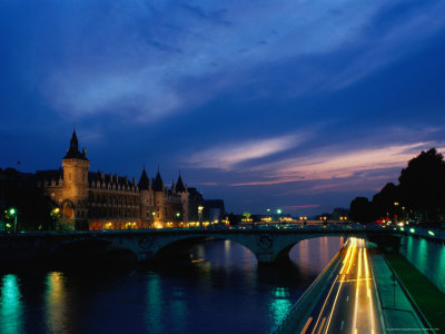 Conciergerie On River Seine, Originally Built As Royal Palace In 14Th Century, Paris, France by Bill Wassman Pricing Limited Edition Print image