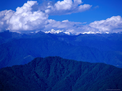 Himalayan Panorama From Dulche La, Bhutan by Nicholas Reuss Pricing Limited Edition Print image