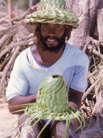 Jamaican Straw Hat Maker by Bill Bachmann Pricing Limited Edition Print image