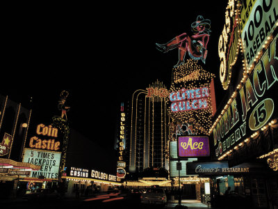 Casino Strip In Las Vegas, Nevada by Charlie Borland Pricing Limited Edition Print image