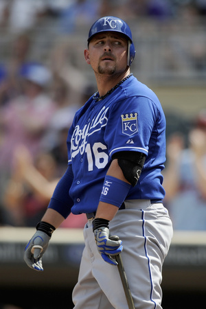 Minneapolis, Mn - July 1: Billy Butler by Hannah Foslien Pricing Limited Edition Print image