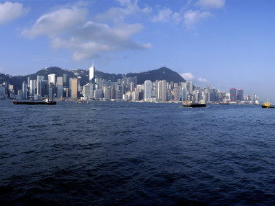 View Of Hong Kong From The Water by Mark Segal Pricing Limited Edition Print image