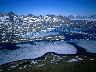 Polhems Fjeld And Tasiilaq, Seen From Aammangaaq, East Greenland, Greenland by Cornwallis Graeme Pricing Limited Edition Print image