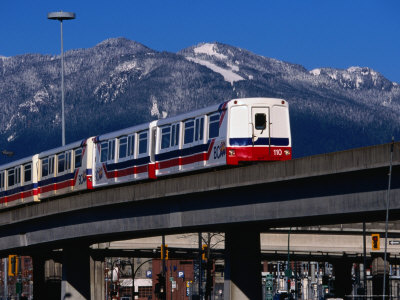The Vancouver Skytrain, Vancouver, British Columbia, Canada by Doug Mckinlay Pricing Limited Edition Print image