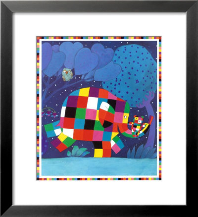 Elmer And The Lost Teddy by David Mckee Pricing Limited Edition Print image