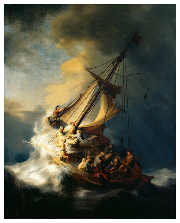 Storm On Sea Of Galilee by Rembrandt Van Rijn Pricing Limited Edition Print image