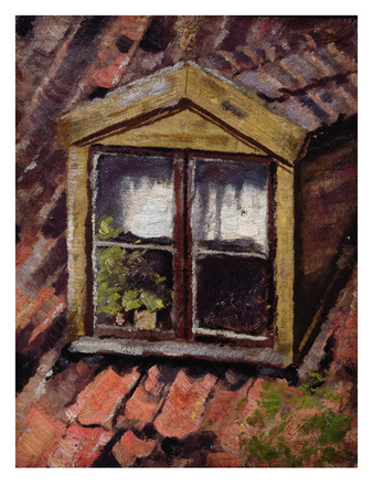 An Attic Window, 1893 (Oil On Canvas) by Kalle Lochen Pricing Limited Edition Print image
