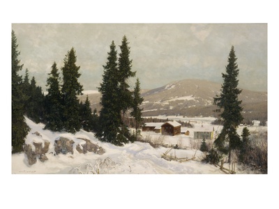 From Osterdalen (Oil On Canvas) by Nils Hansteen Pricing Limited Edition Print image