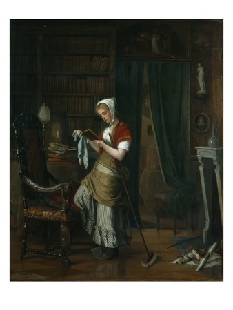 Farmhouse Interior, 1875 (Oil On Canvas) by Mathilde Dietrichson Pricing Limited Edition Print image