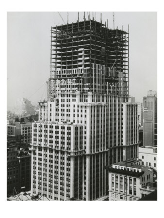 View Of The Building With About Forty Stories Framed Out by Lewis Wickes Hine Pricing Limited Edition Print image