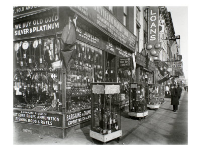 Pawn Shop, 48 Third Avenue, Manhattan by Berenice Abbott Pricing Limited Edition Print image