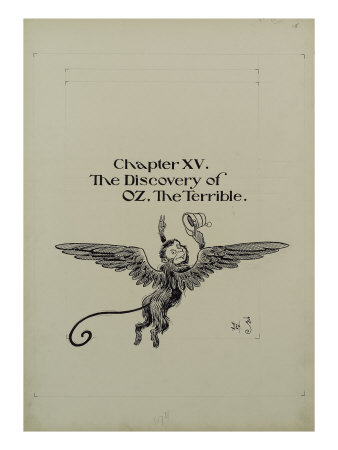 Chapter Xv, The Discovery Of Oz The Terrible by William W. Denslow Pricing Limited Edition Print image