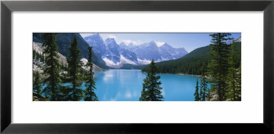 Moraine Lake, Valley Of Ten Peaks, Banff National Park, Alberta, Canada by Panoramic Images Pricing Limited Edition Print image