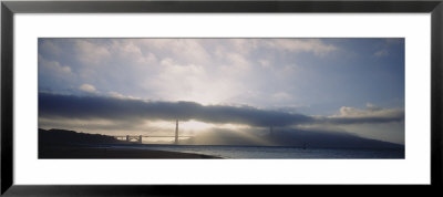 Silhouette Of Golden Gate Bridge, San Francisco, California, Usa by Panoramic Images Pricing Limited Edition Print image