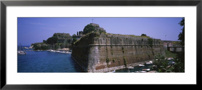 Fortress At The Waterfront, Old City, Corfu, Greece by Panoramic Images Pricing Limited Edition Print image