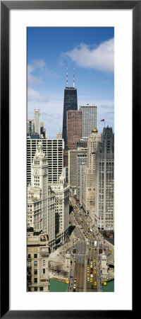 Skyscrapers In Michigan Avenue, Chicago, Illinois, Usa by Panoramic Images Pricing Limited Edition Print image