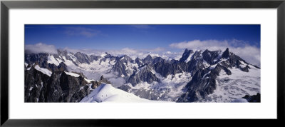 Mountain Range, Mt Blanc, The Alps, France by Panoramic Images Pricing Limited Edition Print image