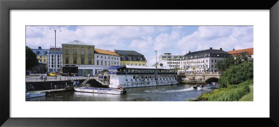 Buildings At The Waterfront, Vall Graven Channel, Gothenburg, Sweden by Panoramic Images Pricing Limited Edition Print image