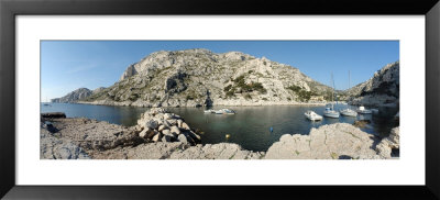River In Front Of Port Of Morgiou, Bouches-Du-Rhone District, Marseille, Provence, France by Panoramic Images Pricing Limited Edition Print image