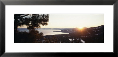 Lake Tahoe At Sunrise, Californian Sierra Nevada, California, Usa by Panoramic Images Pricing Limited Edition Print image