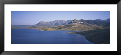 Lake On Mountainside, Zahara De La Sierra, Andalusia, Spain by Panoramic Images Pricing Limited Edition Print image