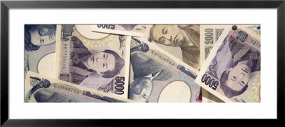 Five Thousand Yen Notes And Two Thousand Yen Notes by Panoramic Images Pricing Limited Edition Print image
