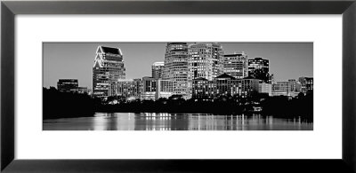Black And White Skyline, Austin, Texas, Usa by Panoramic Images Pricing Limited Edition Print image