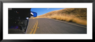 Motorcycle On A Road, California, Usa by Panoramic Images Pricing Limited Edition Print image