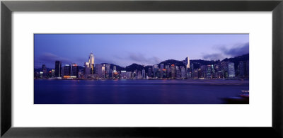 Wanchai And Central Districts, Hong Kong, China by Panoramic Images Pricing Limited Edition Print image