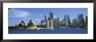Sydney Opera House And City, Sydney Harbor, Sydney, New South Wales, Australia by Panoramic Images Pricing Limited Edition Print image