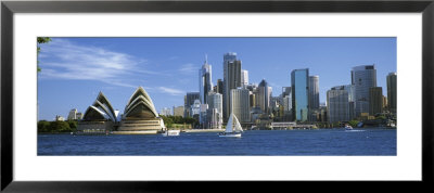 Sydney Opera House And City, Sydney Harbor, Sydney, New South Wales, Australia by Panoramic Images Pricing Limited Edition Print image
