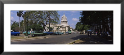 Building Along A Road, Capitolio, Havana, Cuba by Panoramic Images Pricing Limited Edition Print image