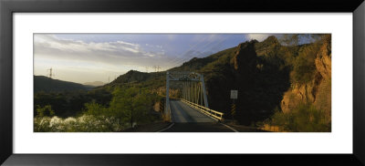 Bridge Over A Lake, Canyon Lake, Tonto National Forest, Arizona, Usa by Panoramic Images Pricing Limited Edition Print image