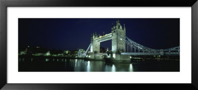 Bridge Across A River, Tower Bridge, Thames River, London, England by Panoramic Images Pricing Limited Edition Print image