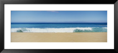 Waves Crashing On The Beach, Oahu, Hawaii, Usa by Panoramic Images Pricing Limited Edition Print image