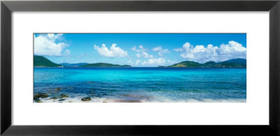 British Virgin Islands, St. John, Sir Francis Drake Channel, View Of Sea And Island by Panoramic Images Pricing Limited Edition Print image