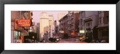 Evening Traffic, San Francisco, California, Usa by Panoramic Images Pricing Limited Edition Print image