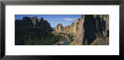 River Passing Through A Rocky Landscape, Ochoco River, Smith Rocks State Park, Oregon, Usa by Panoramic Images Pricing Limited Edition Print image